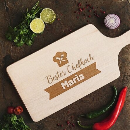 Maßgefertigtes Schneidebrett – Best Chef