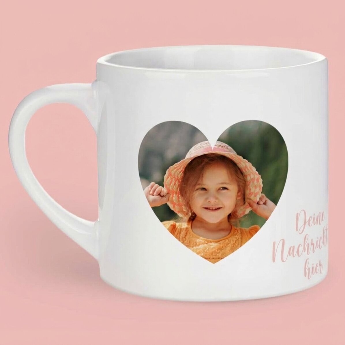 Personalisierter Kinderbecher mit Foto und Text