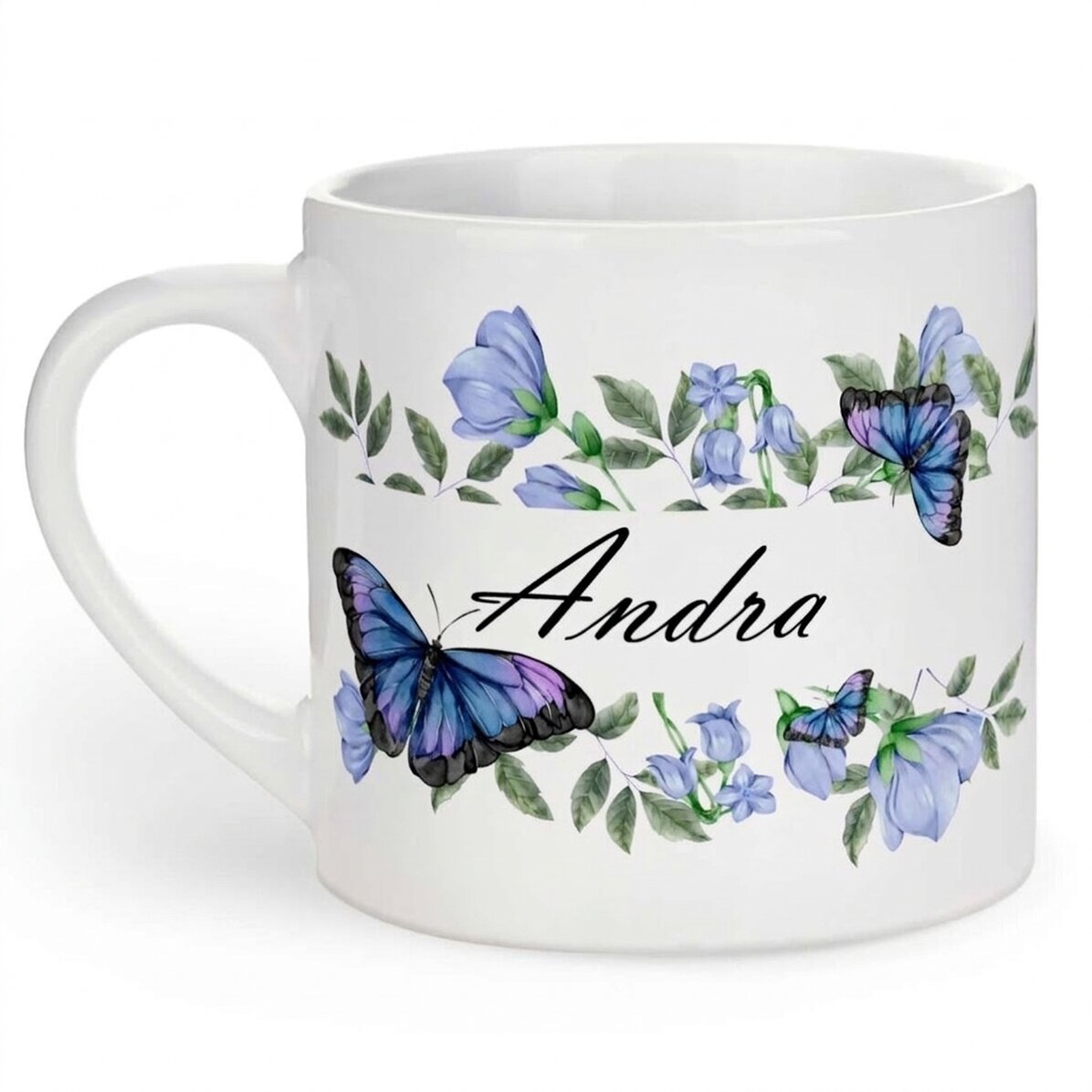 Personalisierter Kinderbecher mit Aufdruck – Modell „Schmetterlinge“
