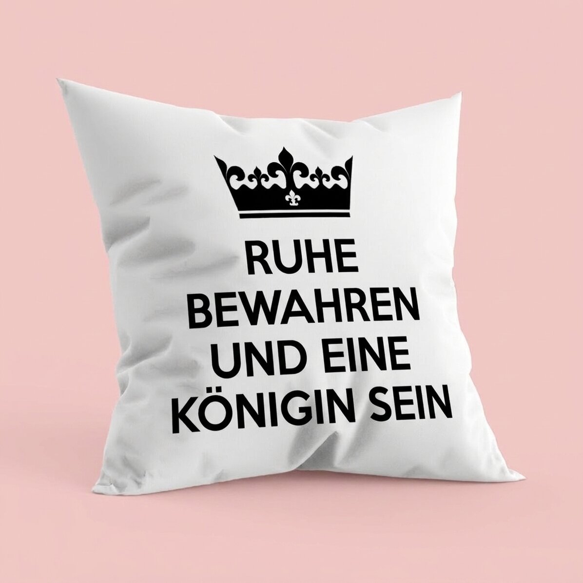 Personalisiertes Kissen mit Schriftzug – Keep Calm