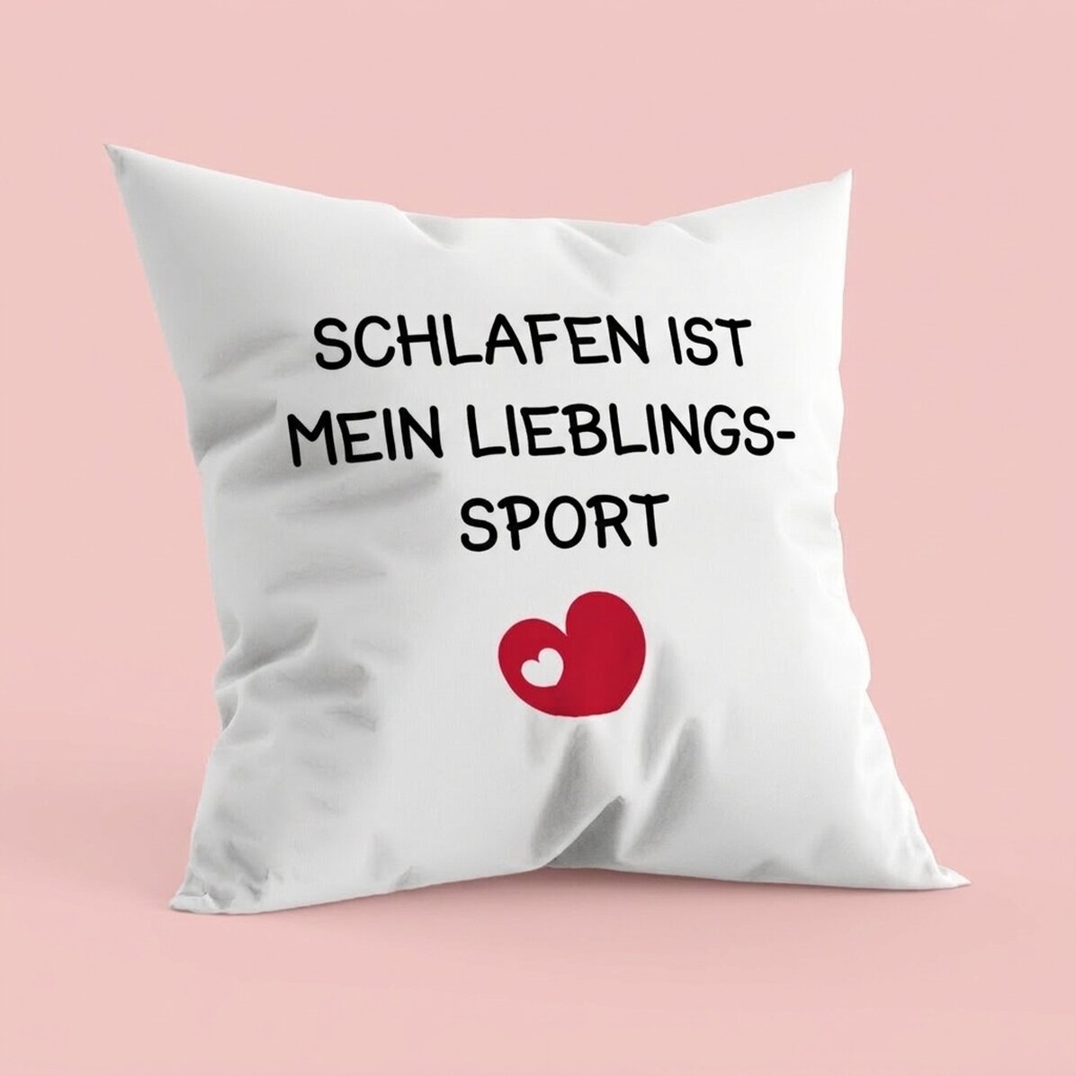 Personalisiertes Kissen mit Text – Lieblingssportart