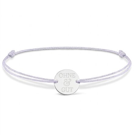 Personalisiertes Kordelarmband – 14-mm-Münze – 925er Silber – Modell mit 2 Initialen