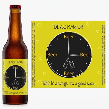 Bier mit individueller Beschriftung – Bier ist immer eine gute Idee