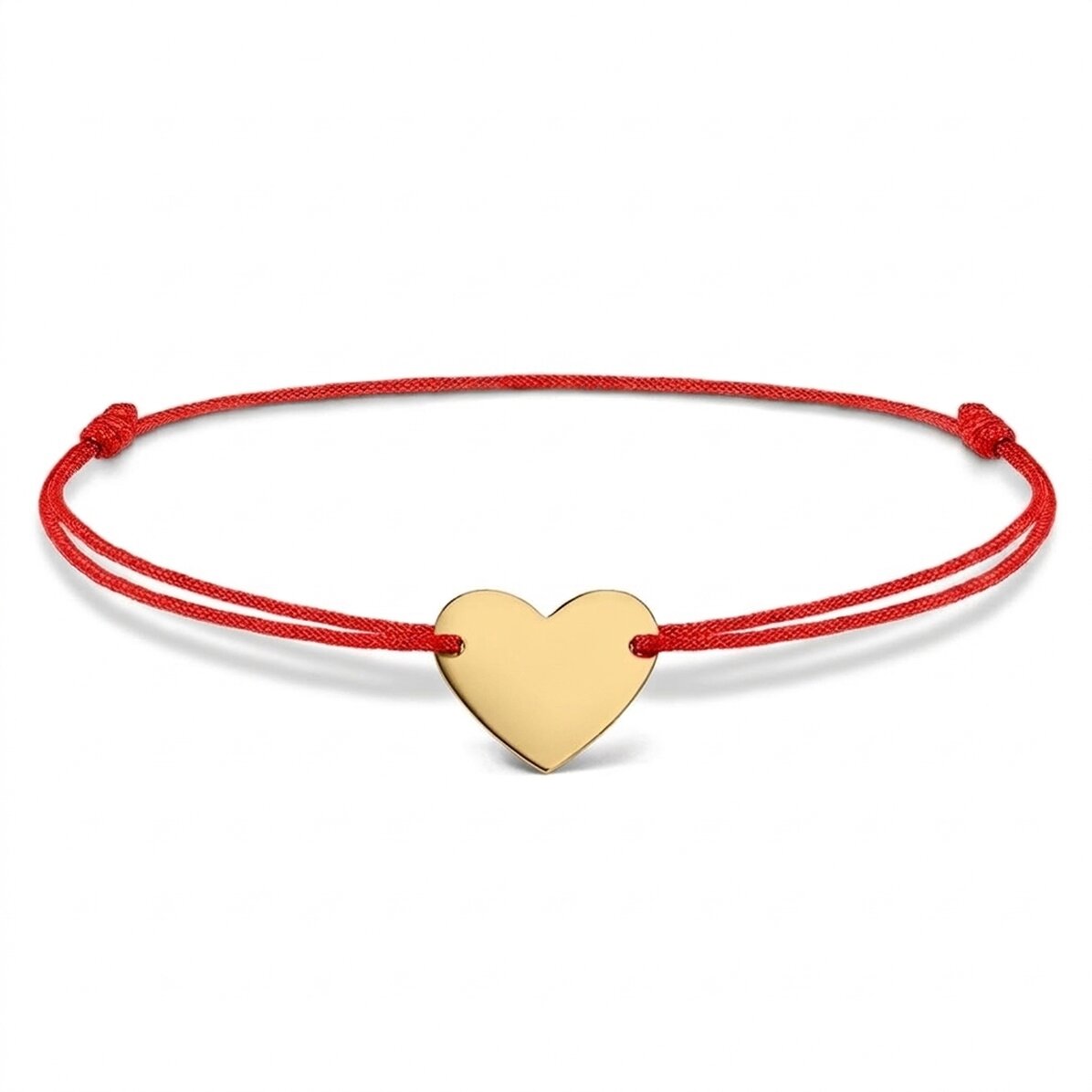 Personalisiertes Kordelarmband – Herz 12 x 10 mm – 925er Silber – Modell „Initiale 5“