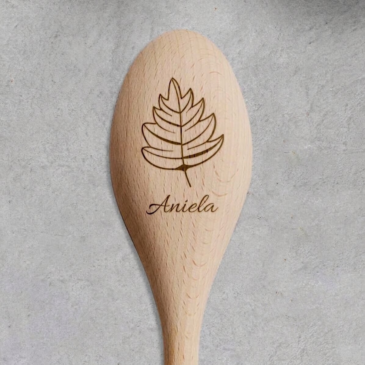 Personalisierter Holzlöffel – Herbstaromen