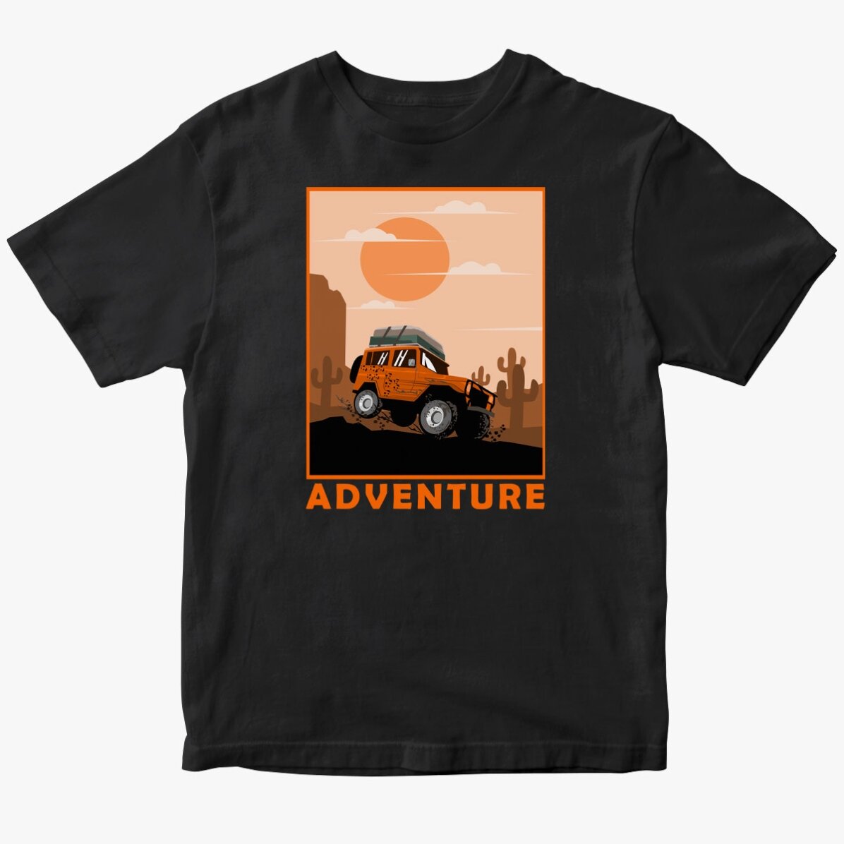 Personalisiertes Baumwoll-T-Shirt für Kinder – Adventure