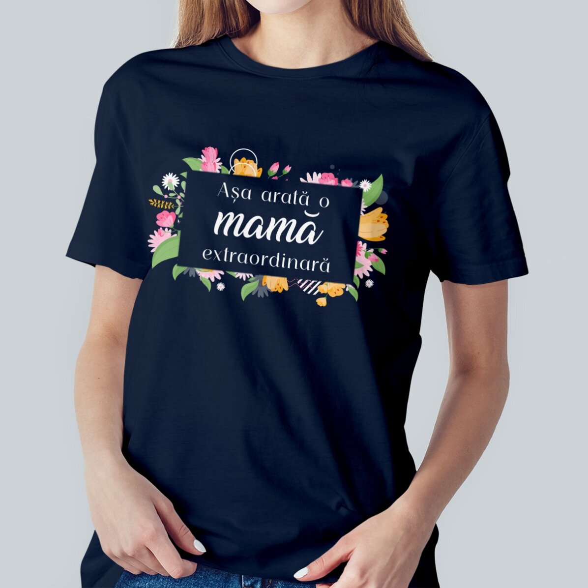 Personalisiertes Baumwoll-T-Shirt mit Aufdruck – Außergewöhnliche Frau