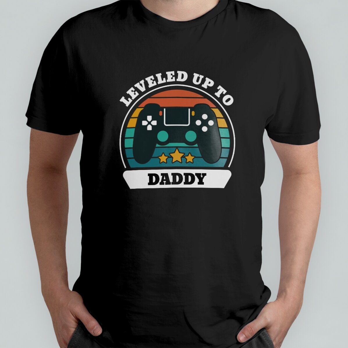 Personalisiertes Baumwoll-T-Shirt mit Aufdruck – Gamer
