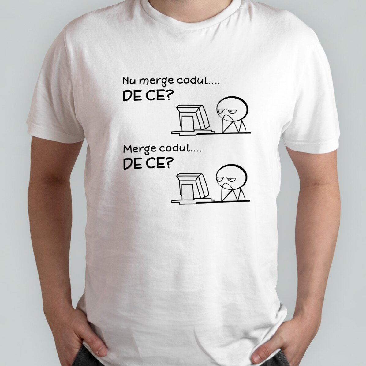 Personalisiertes Baumwoll-T-Shirt mit Aufdruck – Der Code funktioniert nicht