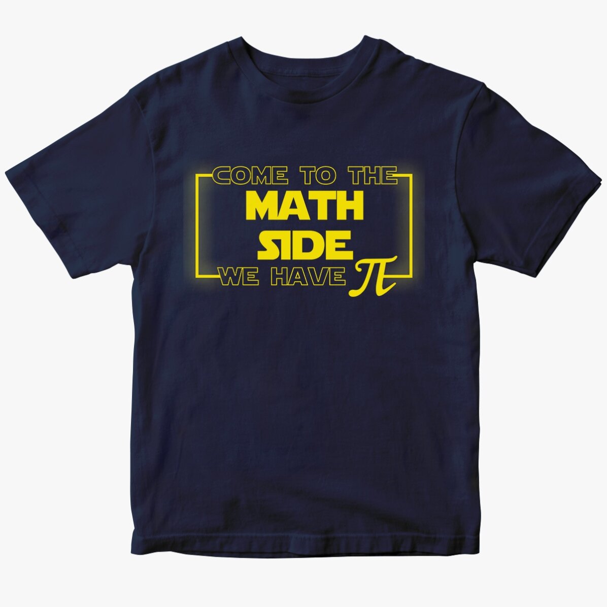 Personalisiertes Baumwoll-T-Shirt – Math Side