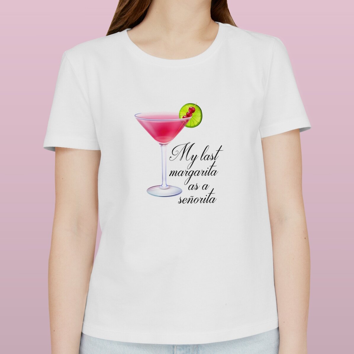 Personalisiertes Baumwoll-T-Shirt für die zukünftige Braut – Margarita