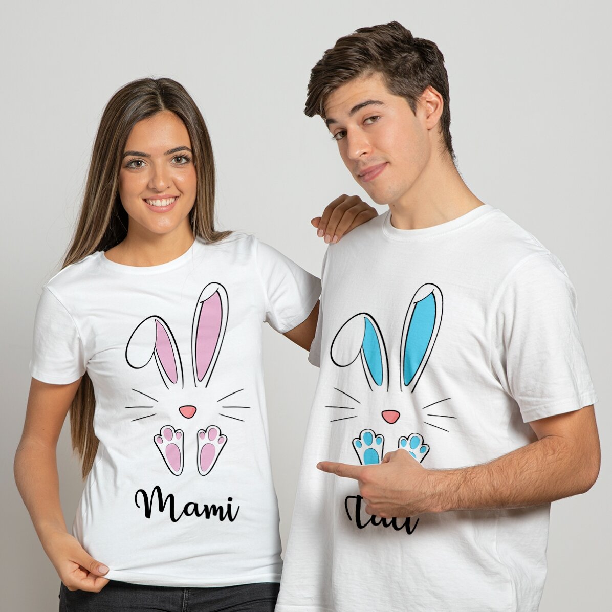 Personalisiertes T-Shirt mit Aufdruck – Hase