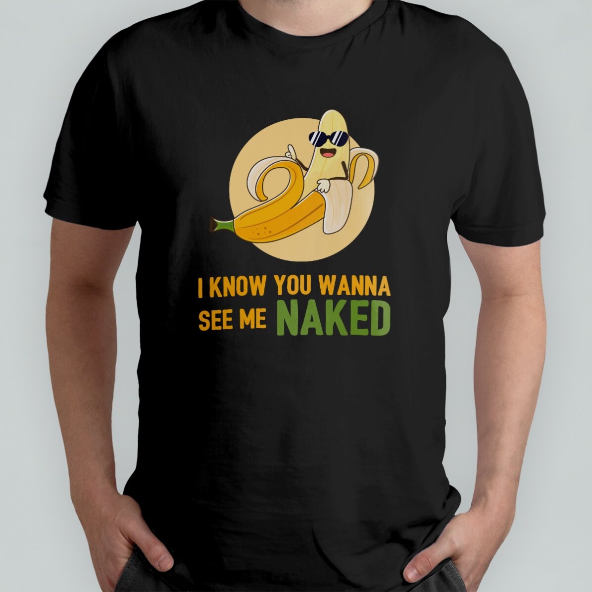 Personalisiertes T-Shirt mit Aufdruck – Naked Banana