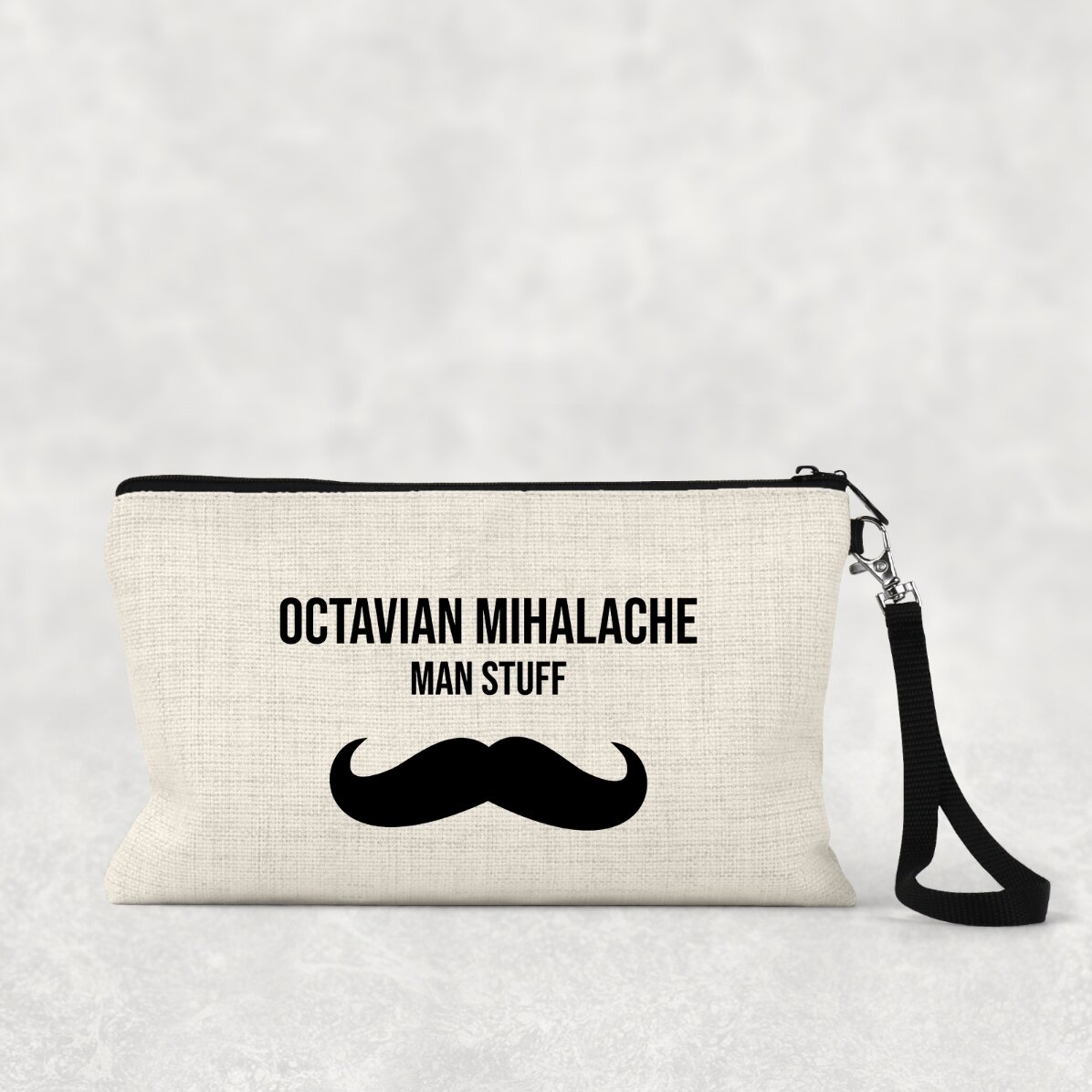 Personalisiertes Accessoire-Set für Herren mit Text – Moustache