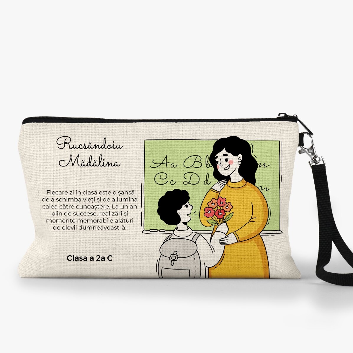 Personalisiertes Schulset mit Text – Die Lehrerin