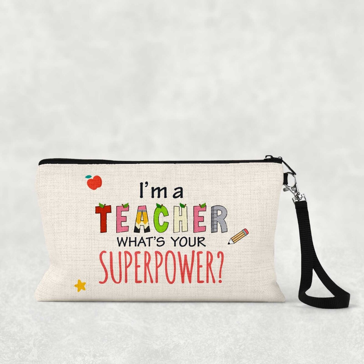 Personalisiertes Lehrer-Set mit Text – Superpower