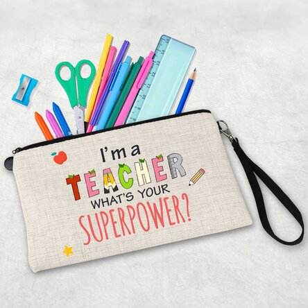 Personalisiertes Lehrer-Set mit Text – Superpower