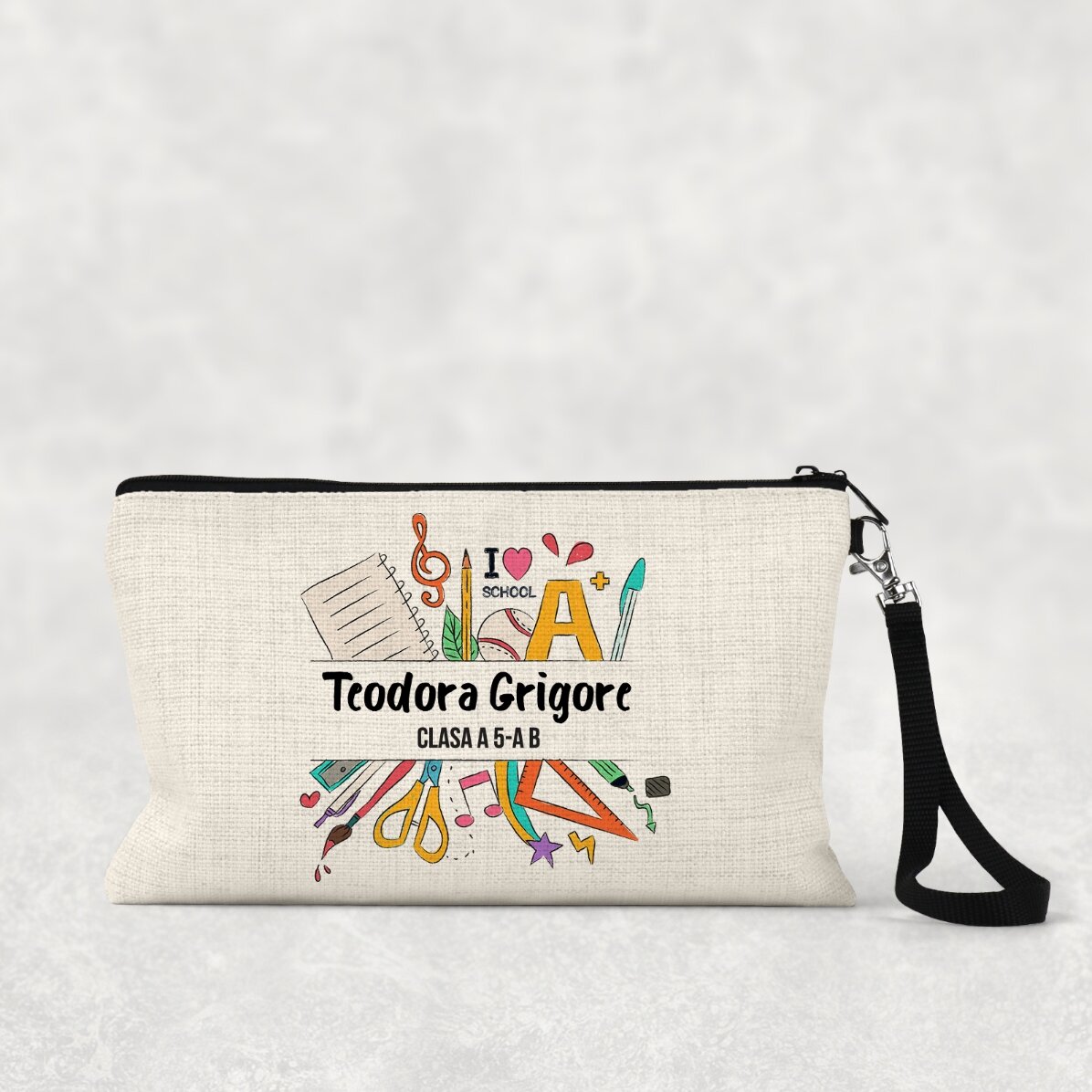 Personalisiertes Schulset mit Text – Back to School
