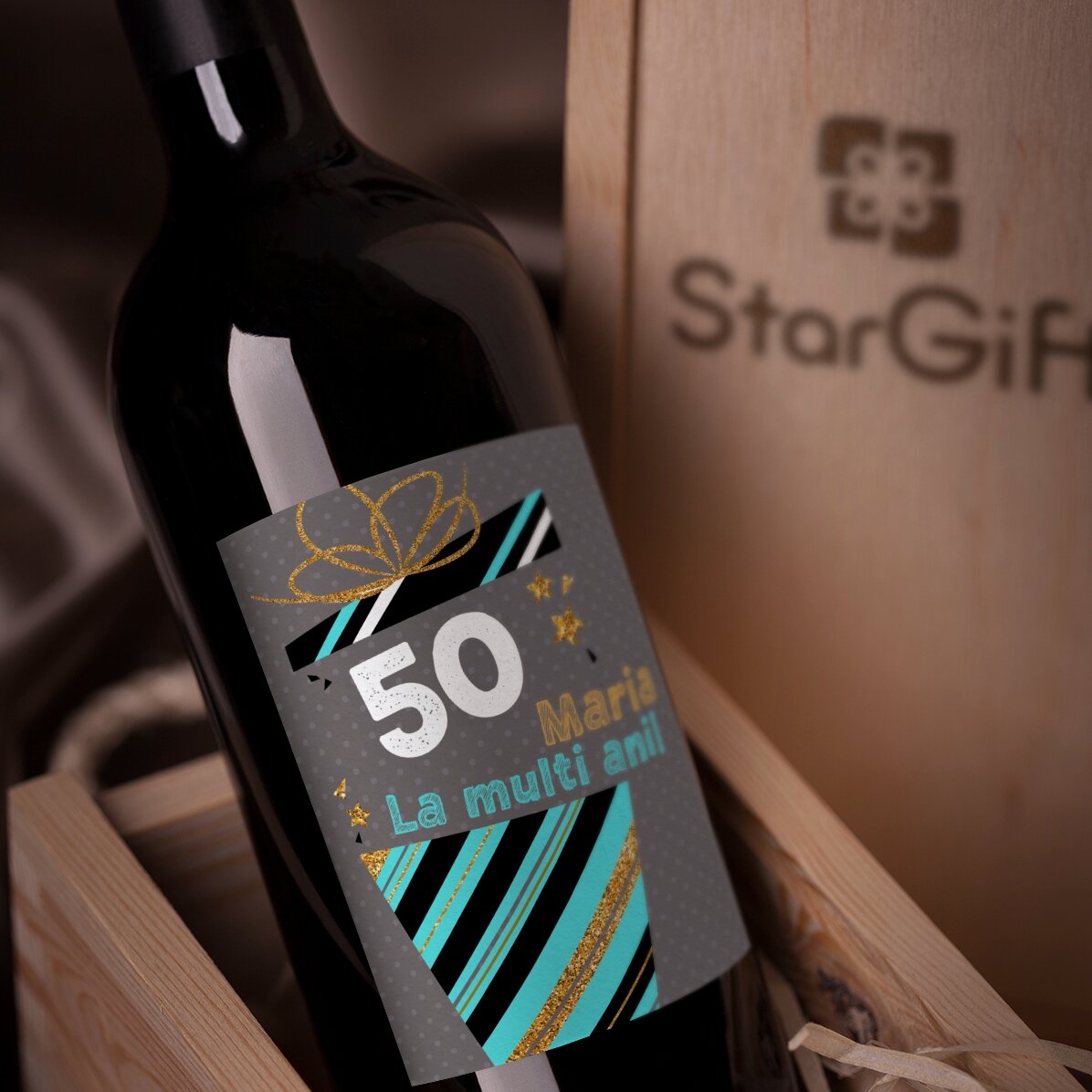 Wein mit persönlicher Botschaft – Geburtstagsgeschenk