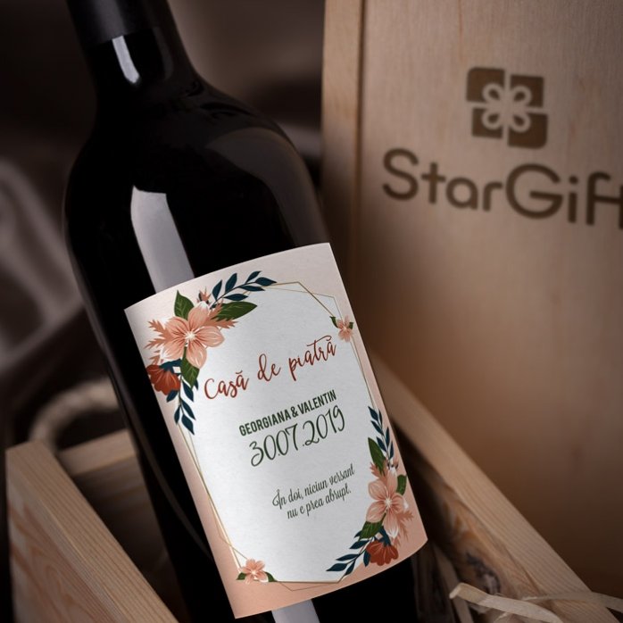 Wein mit individueller Beschriftung – Hochzeit