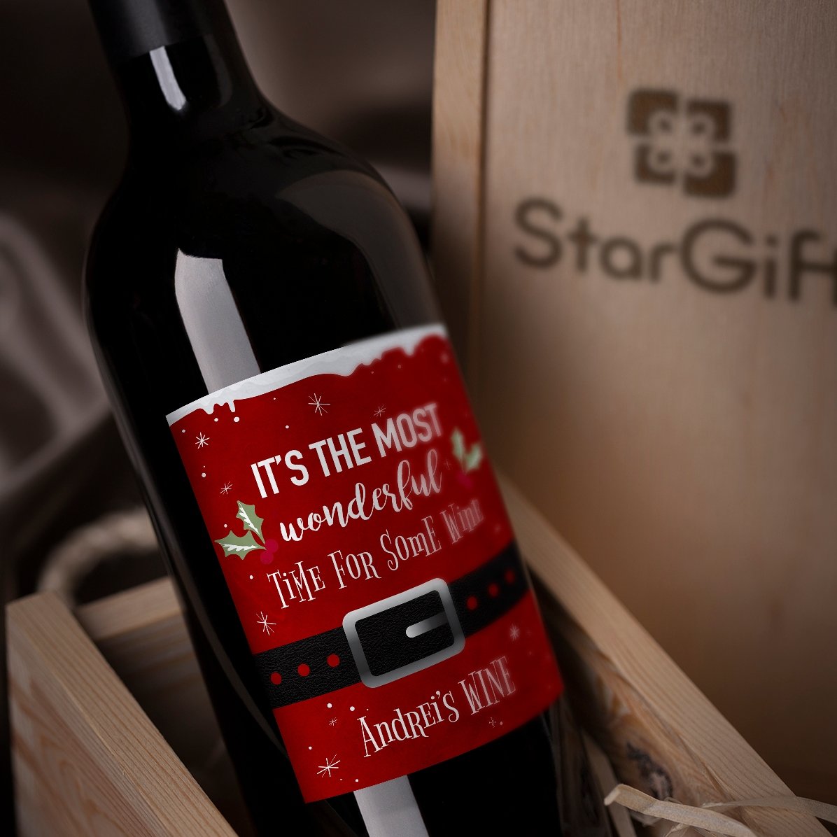 Wein mit individueller Beschriftung – „Most wonderful time“