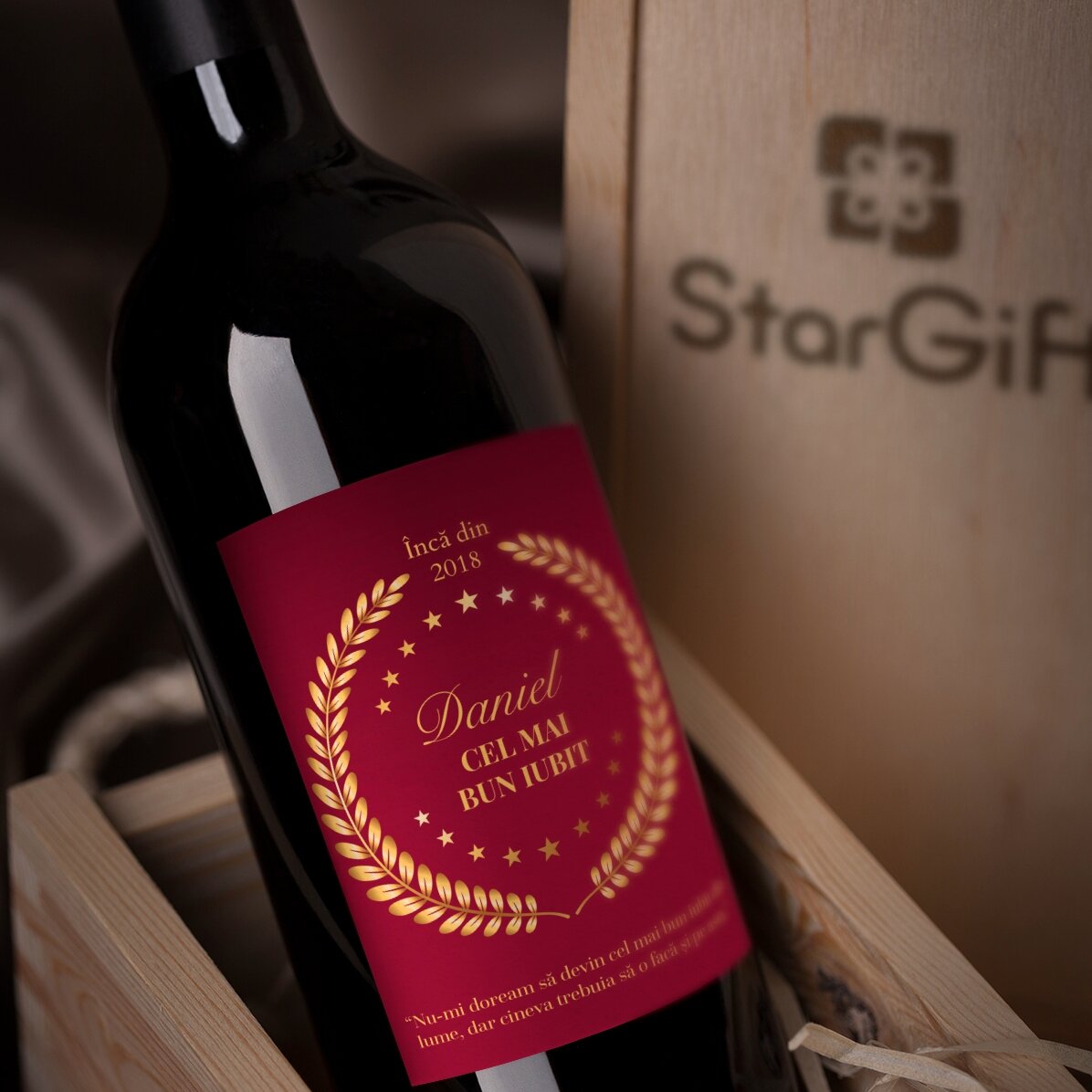 Wein mit persönlicher Aufschrift für den Liebsten – Der beste Liebhaber