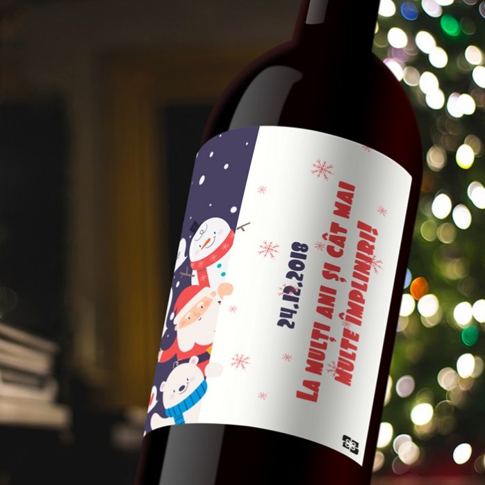 Personalisierter Wein – Weihnachtsmann