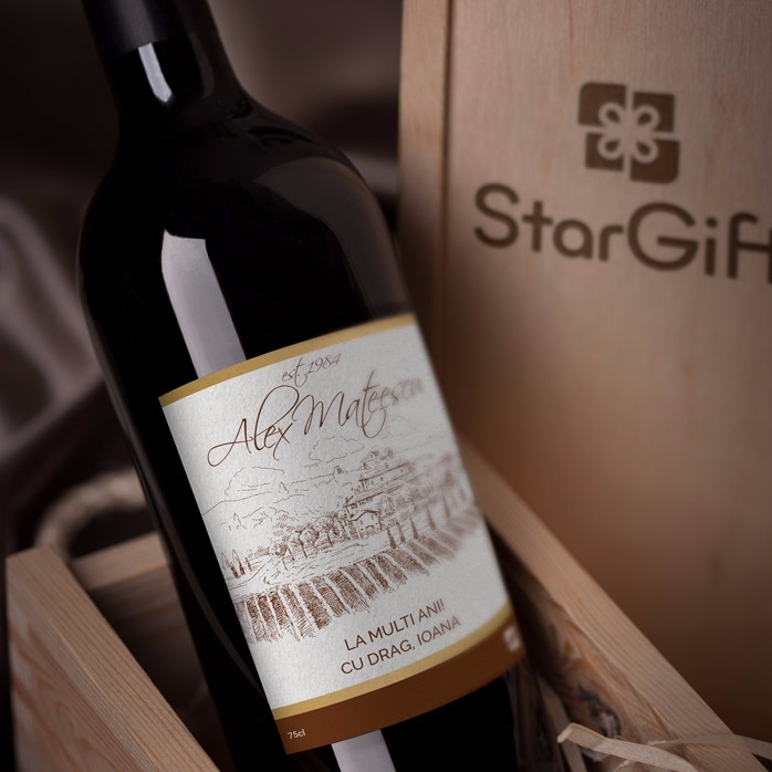 Personalisierter Wein – Premium-Jahrgang