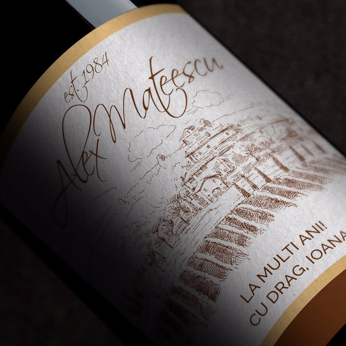 Personalisierter Wein – Premium-Jahrgang