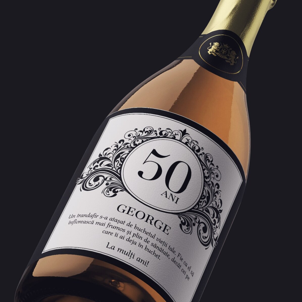 Personalisierter Sekt mit Text – Classic