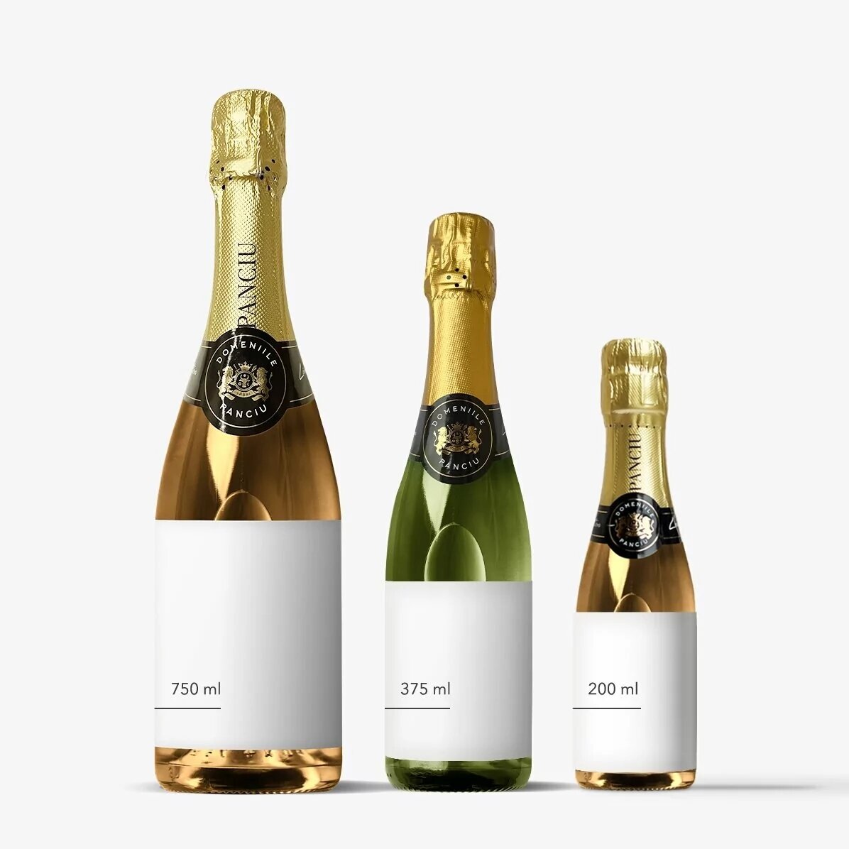 Personalisierter Sekt mit Text und Foto – Our Wedding